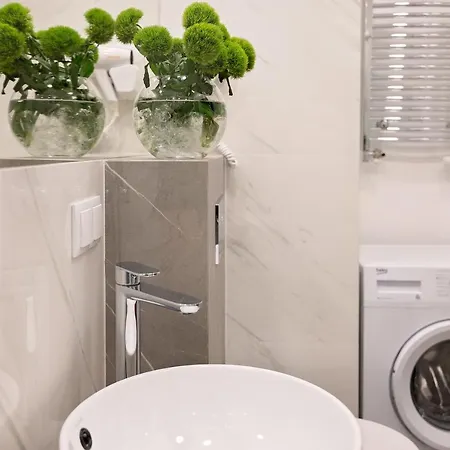 Mennica - Grzybowska 43a アパート ワルシャワ